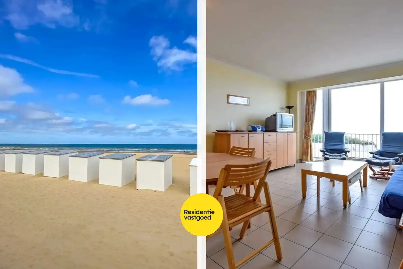 3-slaapkamerappartement (81m²) met ZEEZICHT Te Koksijde-Bad.  foto 3