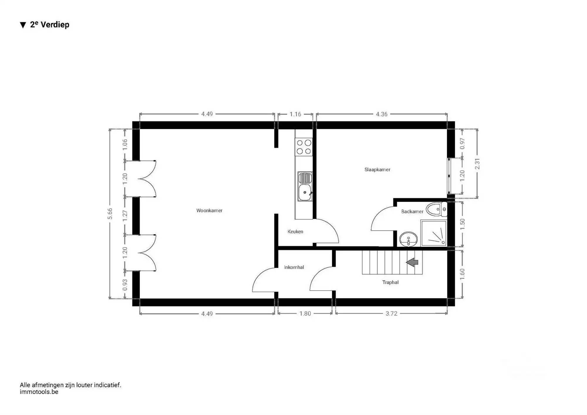 Handelshuis  met 4 woonentiteiten en tuin foto 29