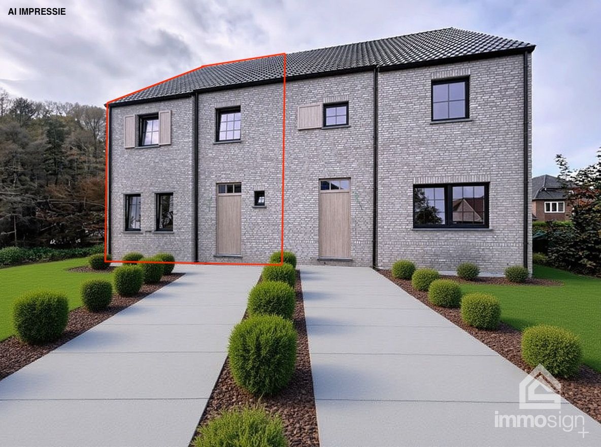 Twee moderne nieuwbouwwoningen in Kinrooi – Nelisveld 4B - casco+ afwerking – Jouw thuis, jouw stijl foto {{pictureIndex}}