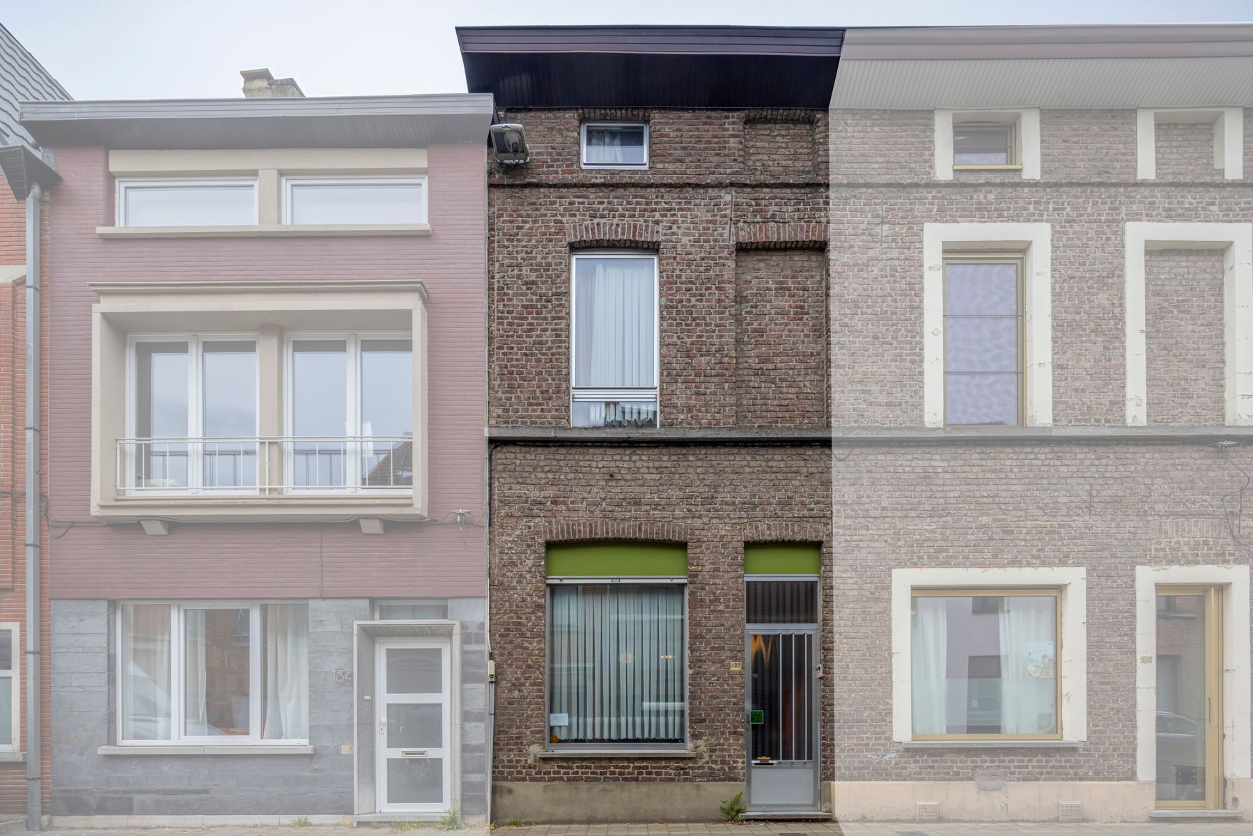 Hoofdfoto van de publicatie: Te renoveren woning met 4 slpks en stadstuin in Gentbrugge 
