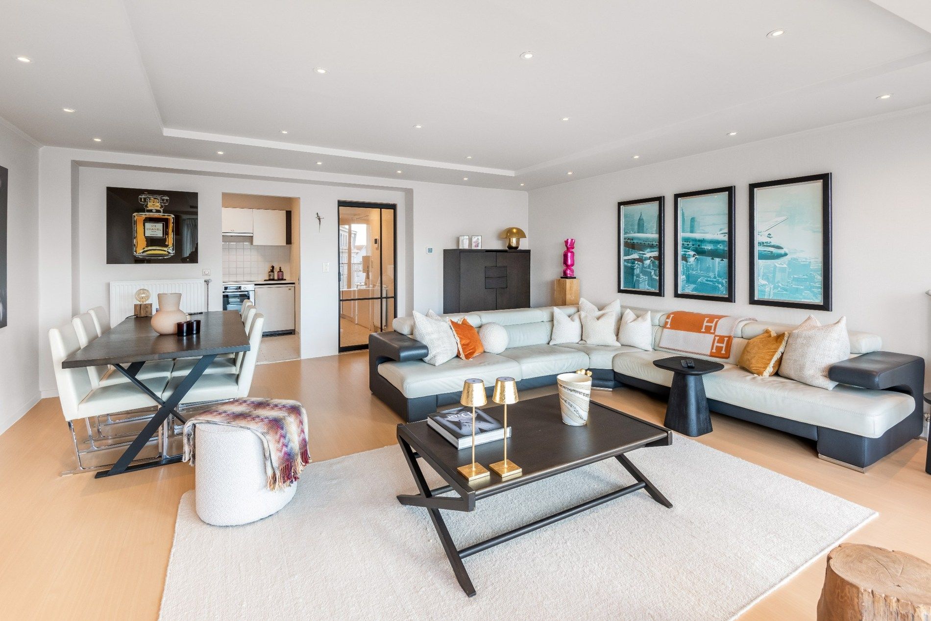 Zuidgericht appartement op de Kustlaan in het Zoute met UNIEK OPEN ZICHT ! foto 7