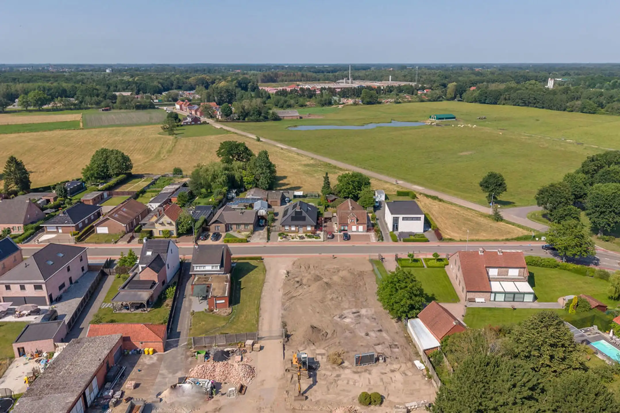 Bouwgrond (672m²) voor halfopen bebouwing te Vosselaar! foto 12