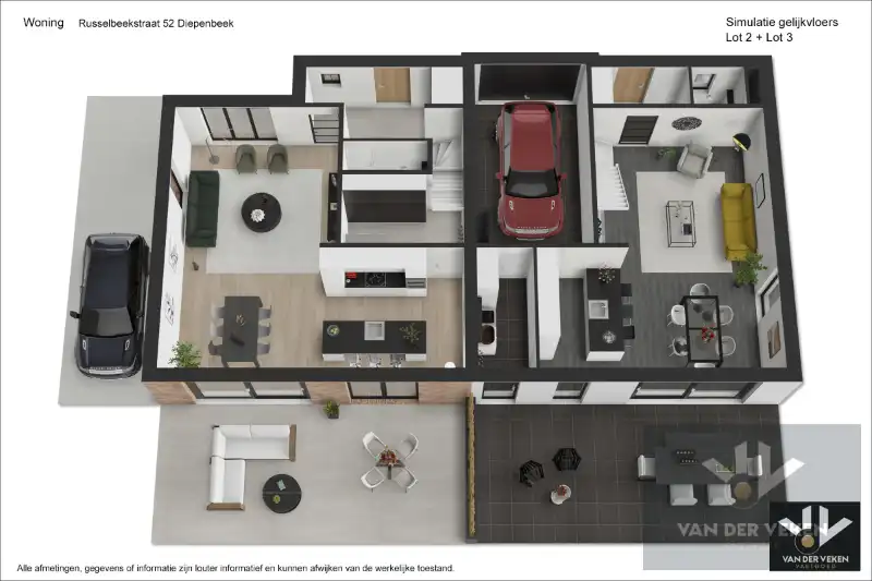 Moderne halfopen nieuwbouwwoning met 4 slaapkamers en 2 badkamers met carport foto 9