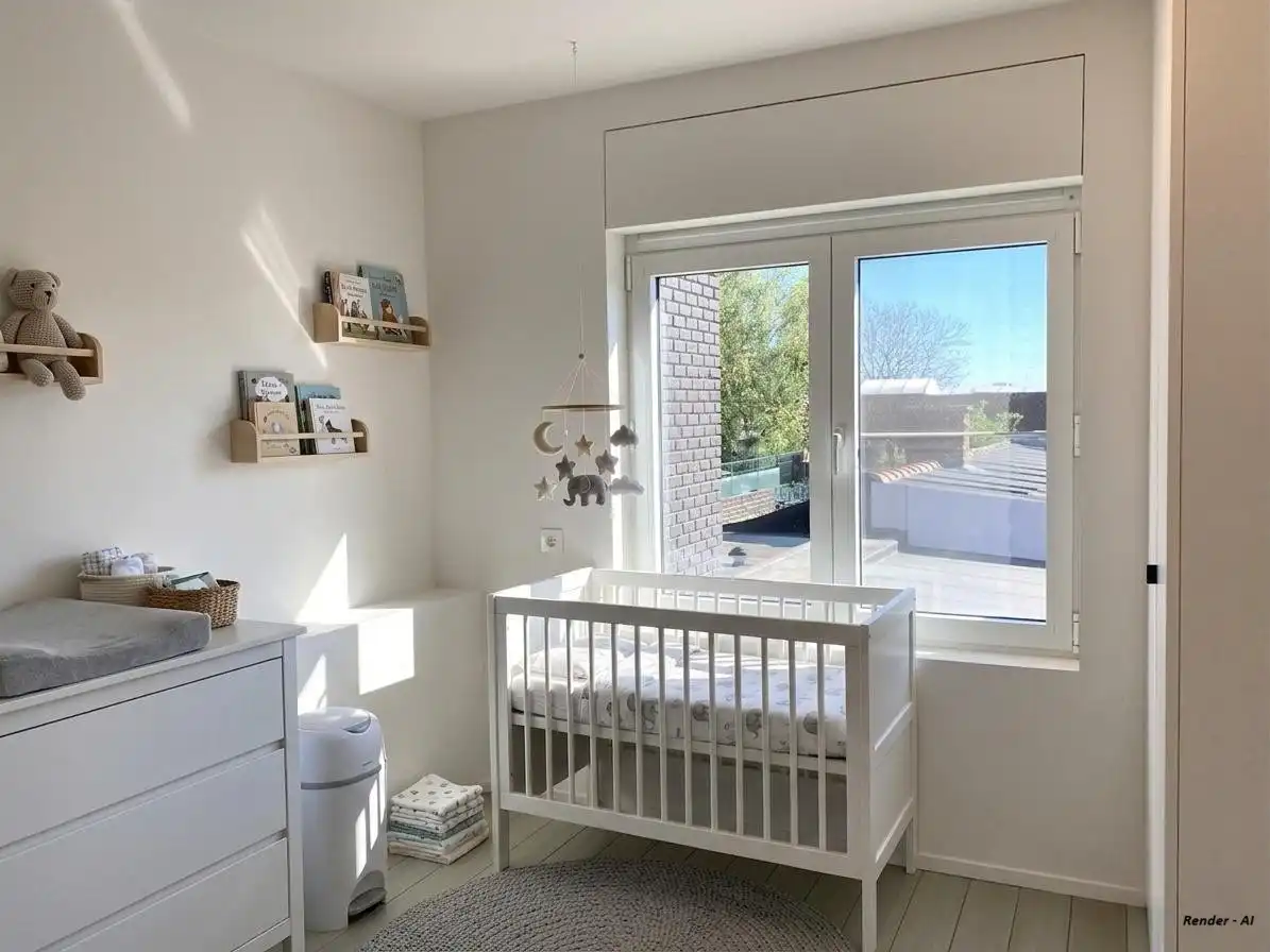 INSTAPKLAAR DUPLEX-APPARTEMENT MET 2 SLAAPKAMERS | BUREEL EN STAANPLAATS foto 5