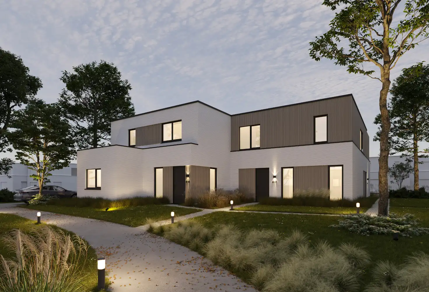 Nieuwbouwproject met vakantiewoningen en appartementen in een groene omgeving. foto 21