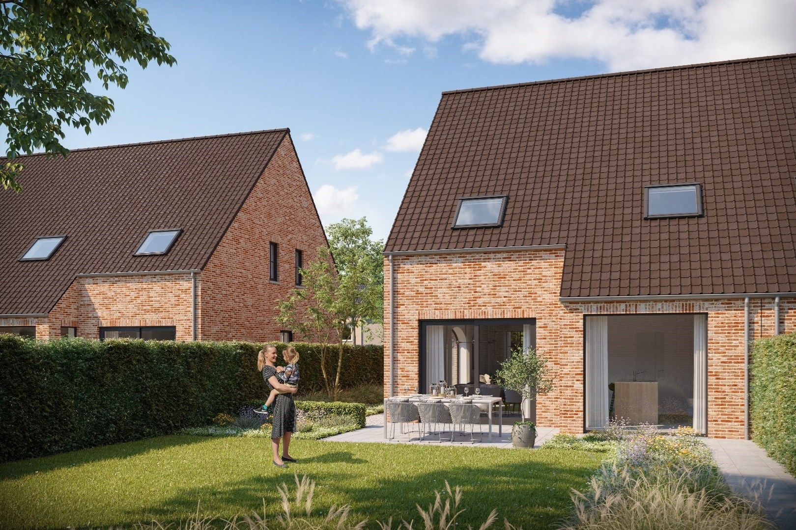OPENDEUR 26/04 - Halfopen karaktervolle nieuwbouwwoningen met dubbele garage en tuin.  foto 10