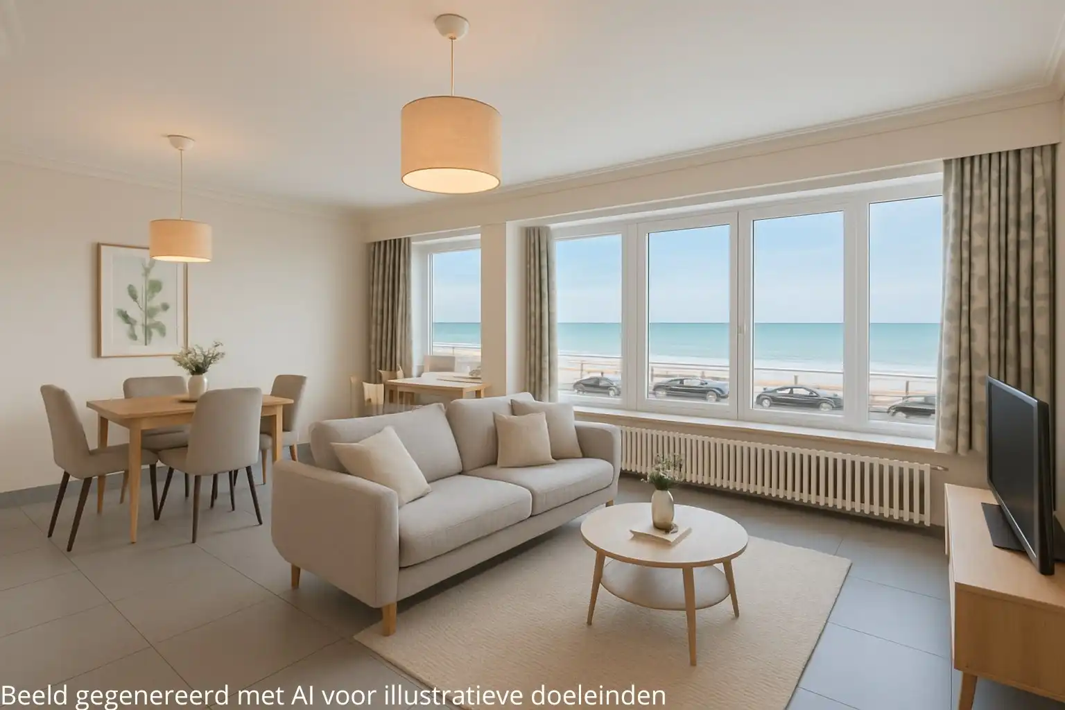 Instapklaar appartement op het gelijkvloers met prachtig zicht op zee. Gelegen aan de Zeedijk, op een toplocatie aan het strand. foto 19