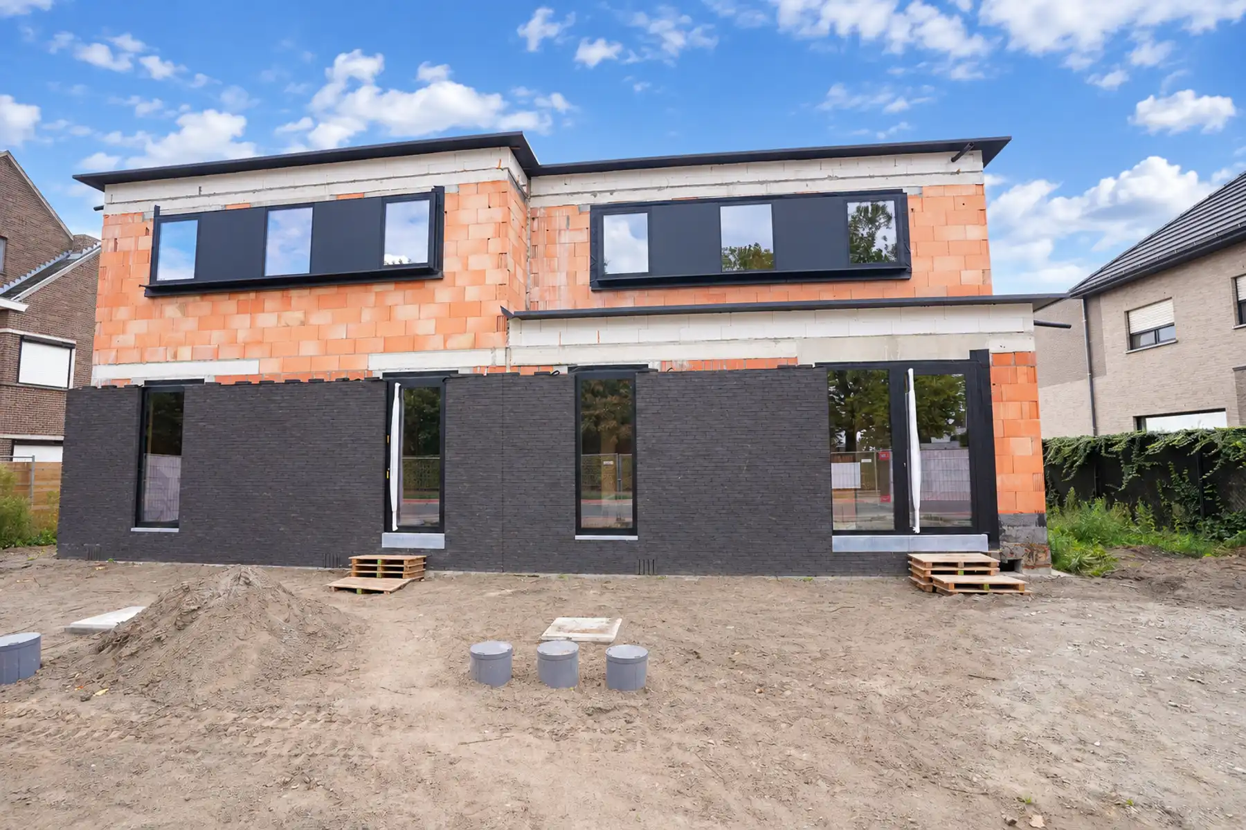 Moderne BEN-nieuwbouwwoningen in het landelijke Kalfort – CASCO oplevering foto 3
