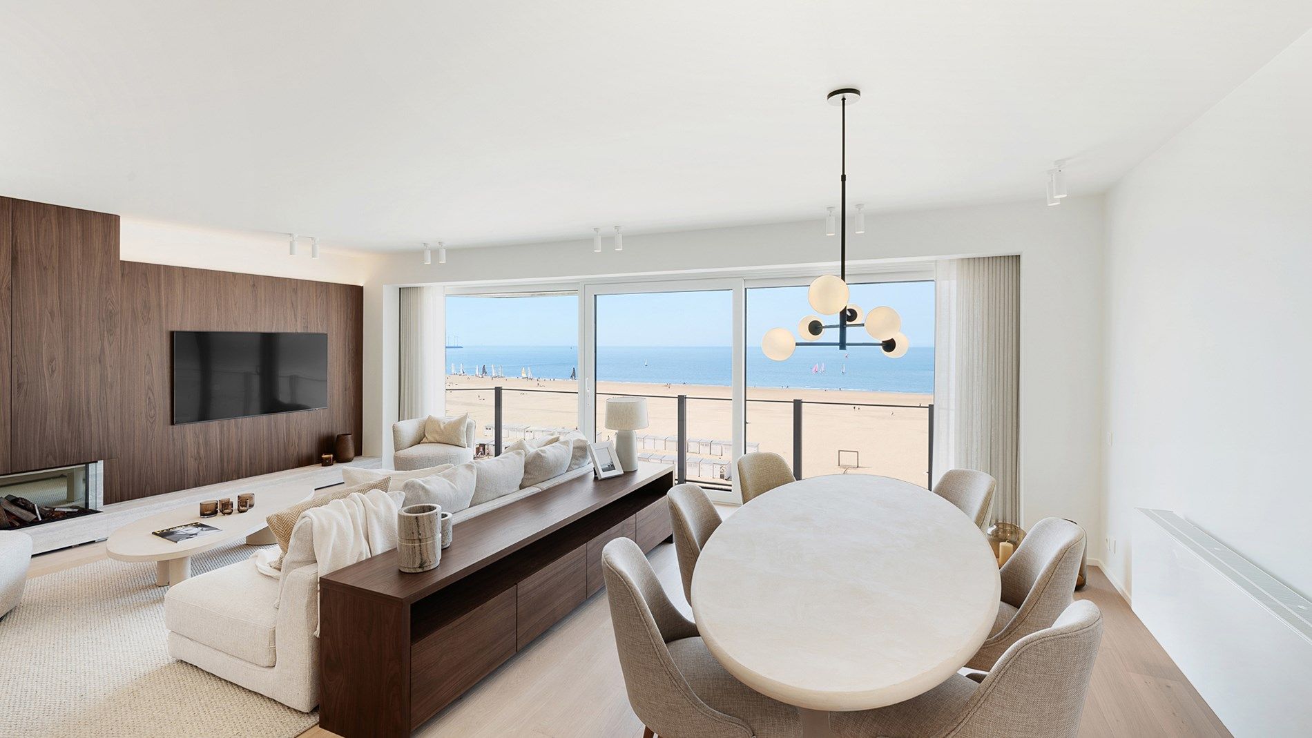 Appartement - Zeedijk-Albertstrand - Frontaal zeezicht foto 8