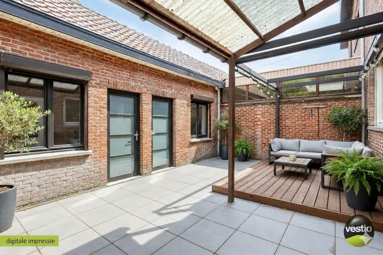 OP TE FRISSEN HALF VRIJSTAANDE WONING OP 7A87CA STADSRAND HASSELT. foto 24