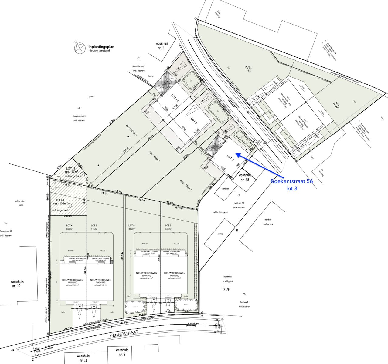 Halfopen nieuwbouwwoning met ruime tuin en carport foto 4