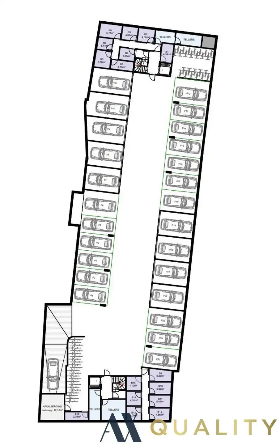 1-slpk appartement met terras  foto 9