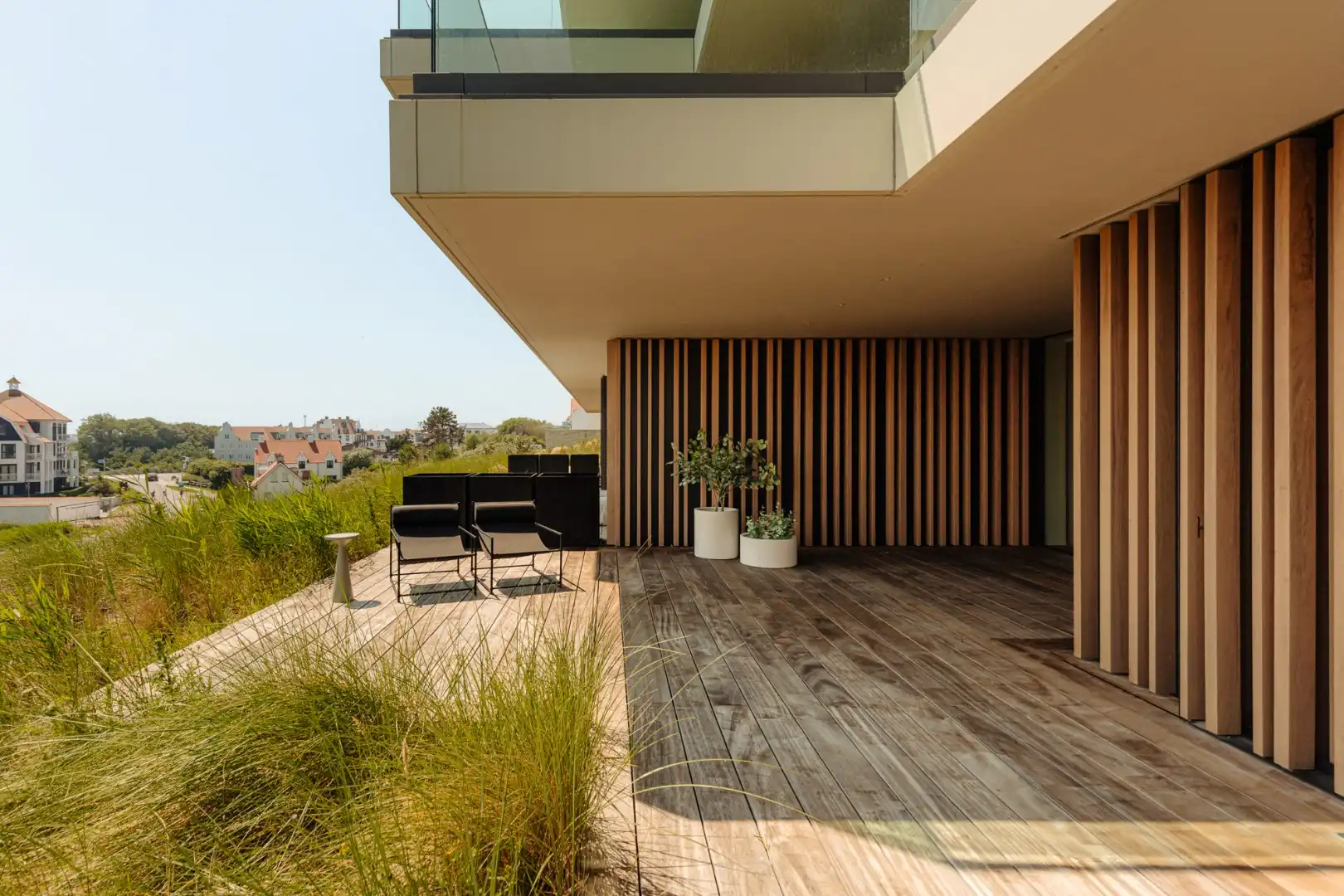 Uiterst smaakvol en top-notch afgewerkt appartement met frontaal zeezicht van het gelijkvloers terras - Residentie Blanke Top foto 11