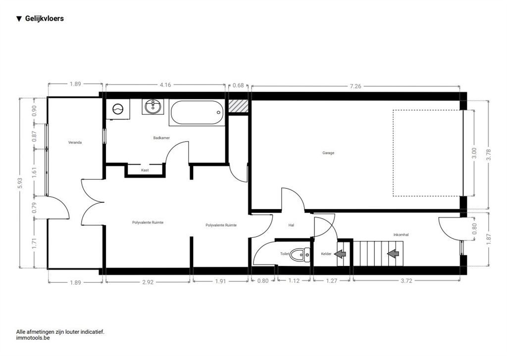 Ruime bel-etage met 3 slpk en gezellige tuin foto 25