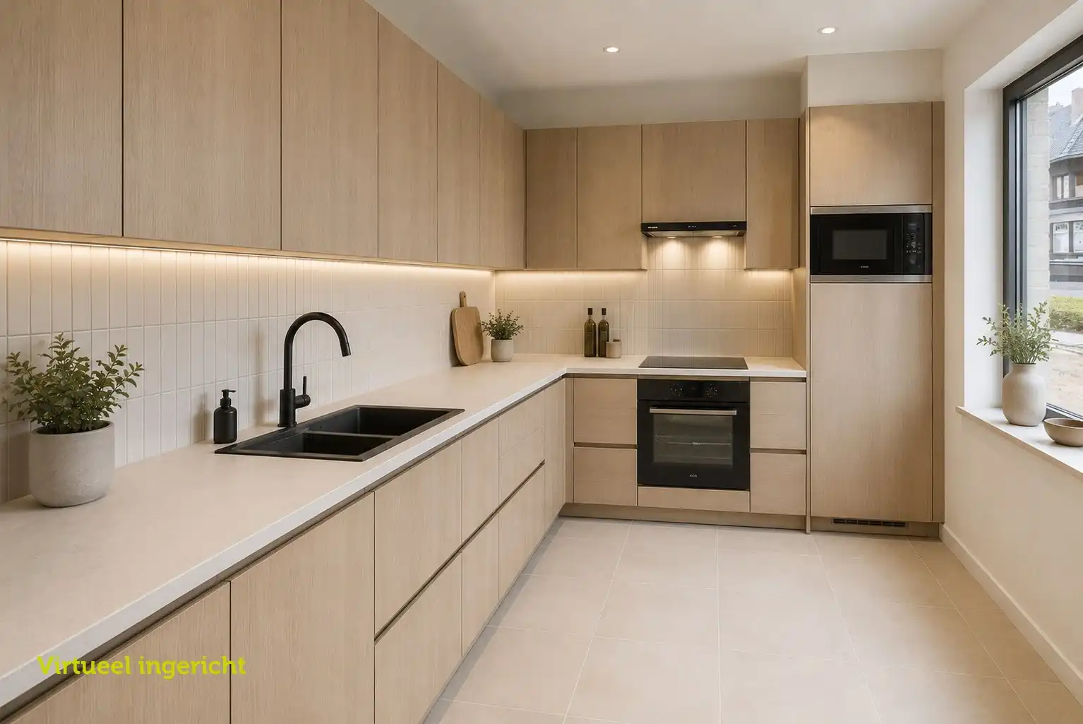 Ruim gelijkvloers appartement met 2 slpk en zonnige tuin/terras foto 7