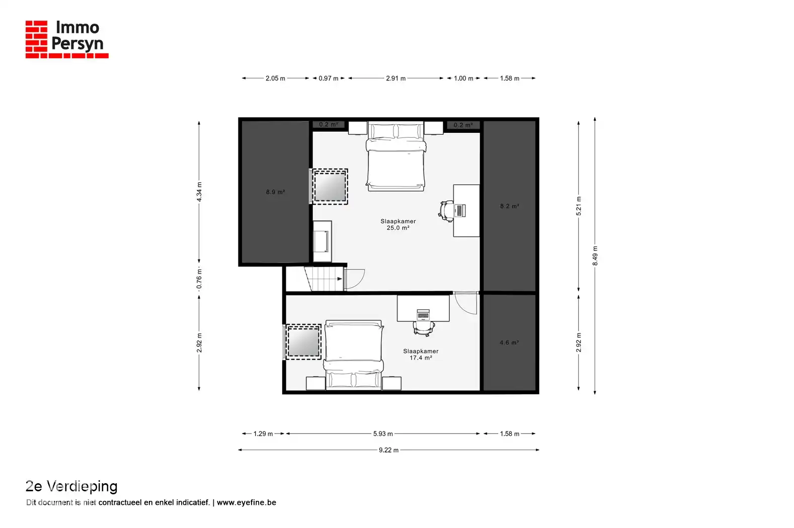 Te renoveren woning met zuidtuin en achteringang met garages foto 30