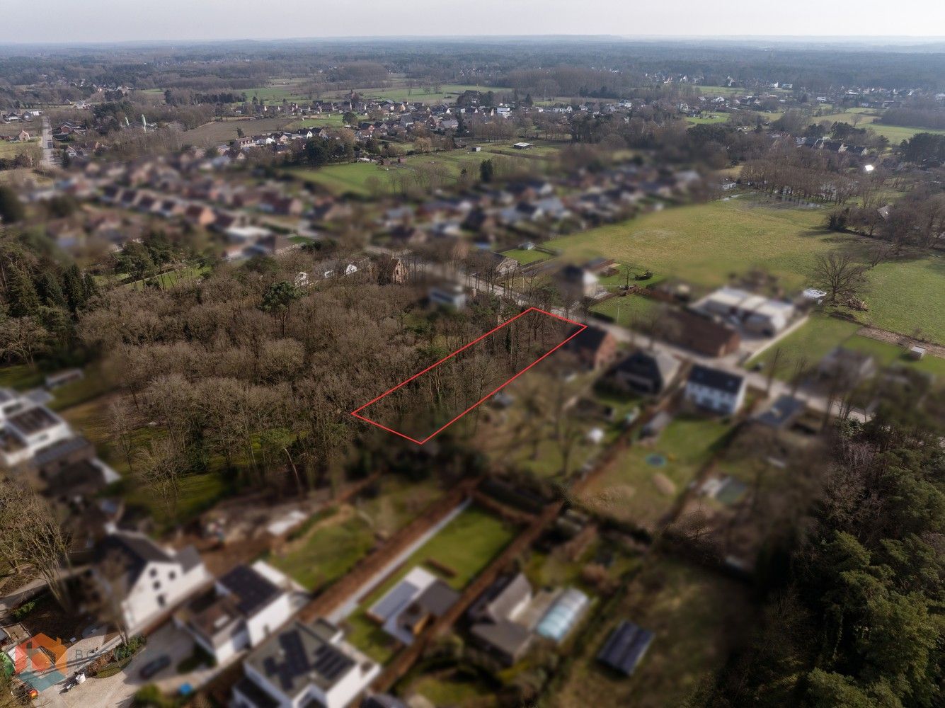 Bouwgrond voor open bebouwing op 1605 m² foto 5