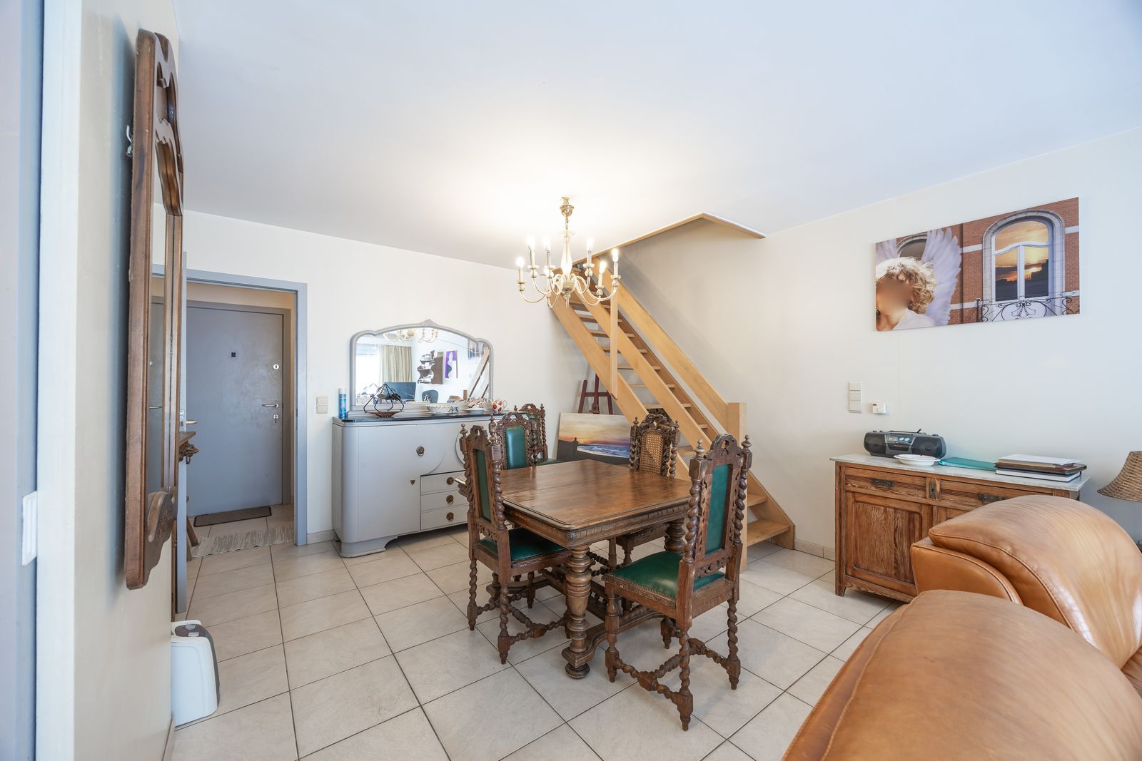 Duplex met 3 slpk en 3 terrassen pal aan zee, met zwembad in residentie ! foto 4