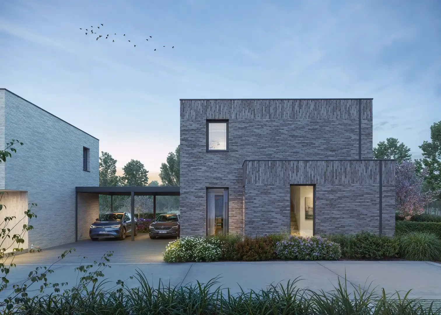 Open bebouwing met zuid tuin in Merchtem foto {{pictureIndex}}