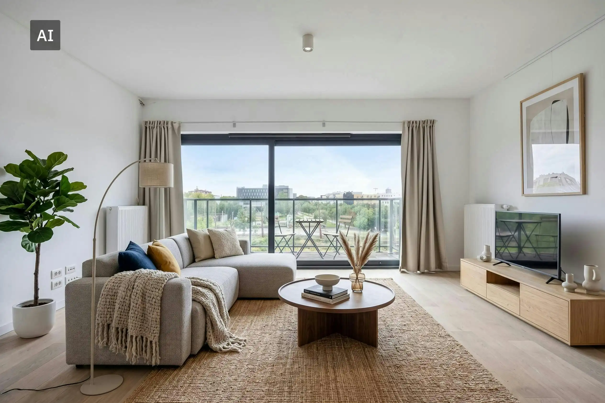 Lichtrijk appartement met terras te koop in Gent foto {{pictureIndex}}