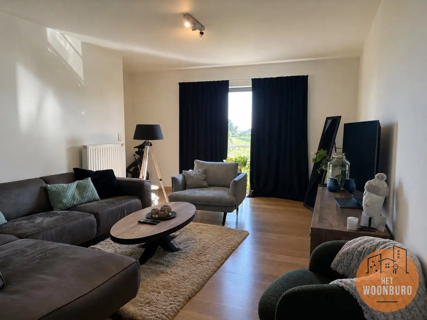 Triplex appartement met 3 slpks, bureel, garage en terras foto 3