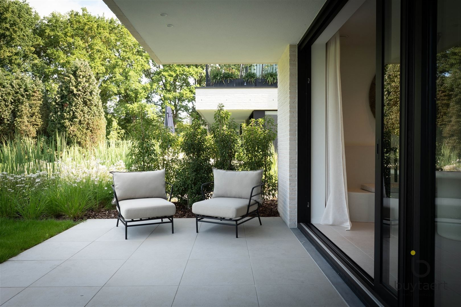 Knap gemeubeld gelijkvloers appartement te 's Gravenwezel met uizicht op natuurgebied! foto 46