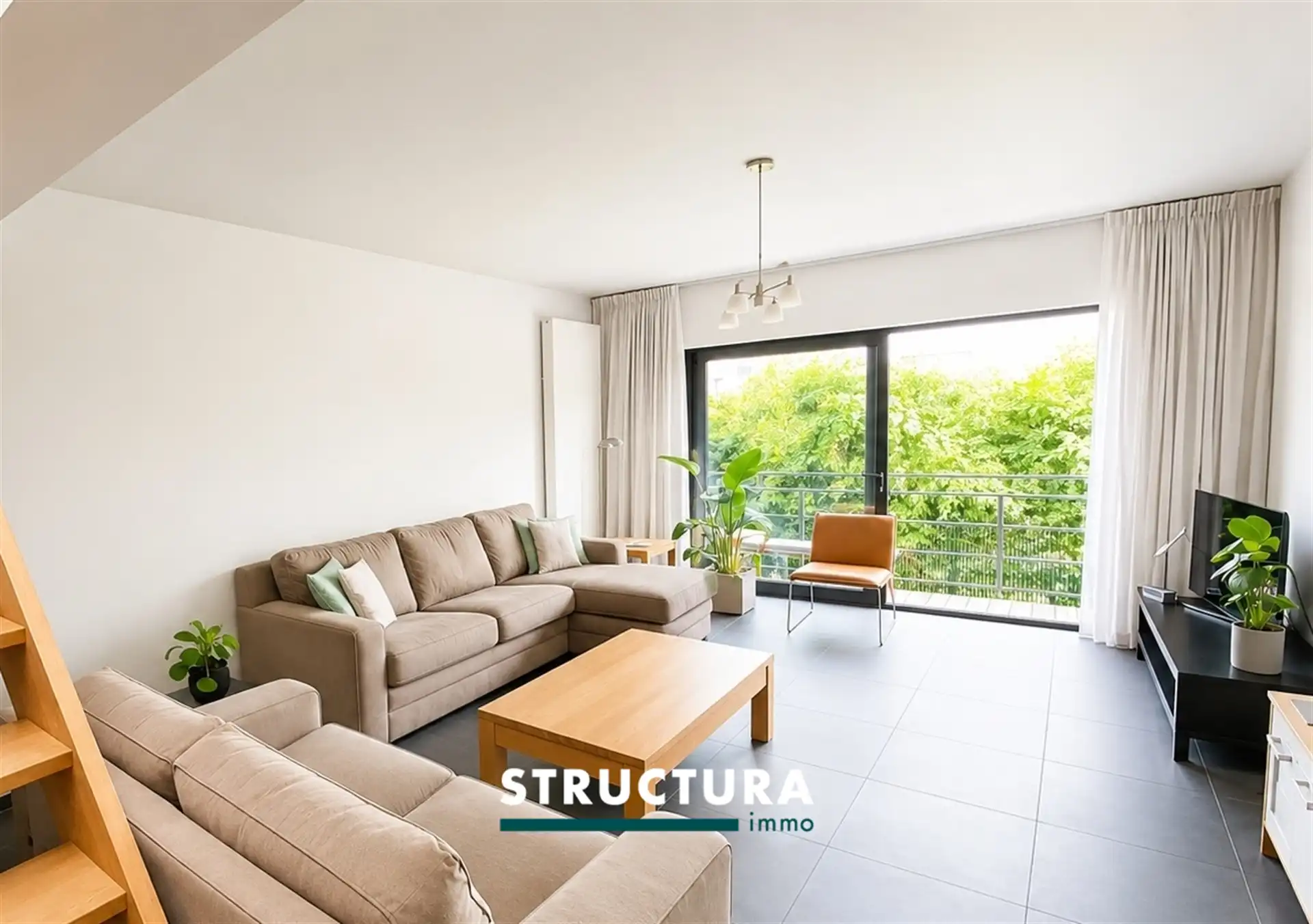 Moderne duplex in het hart van Asse foto {{pictureIndex}}