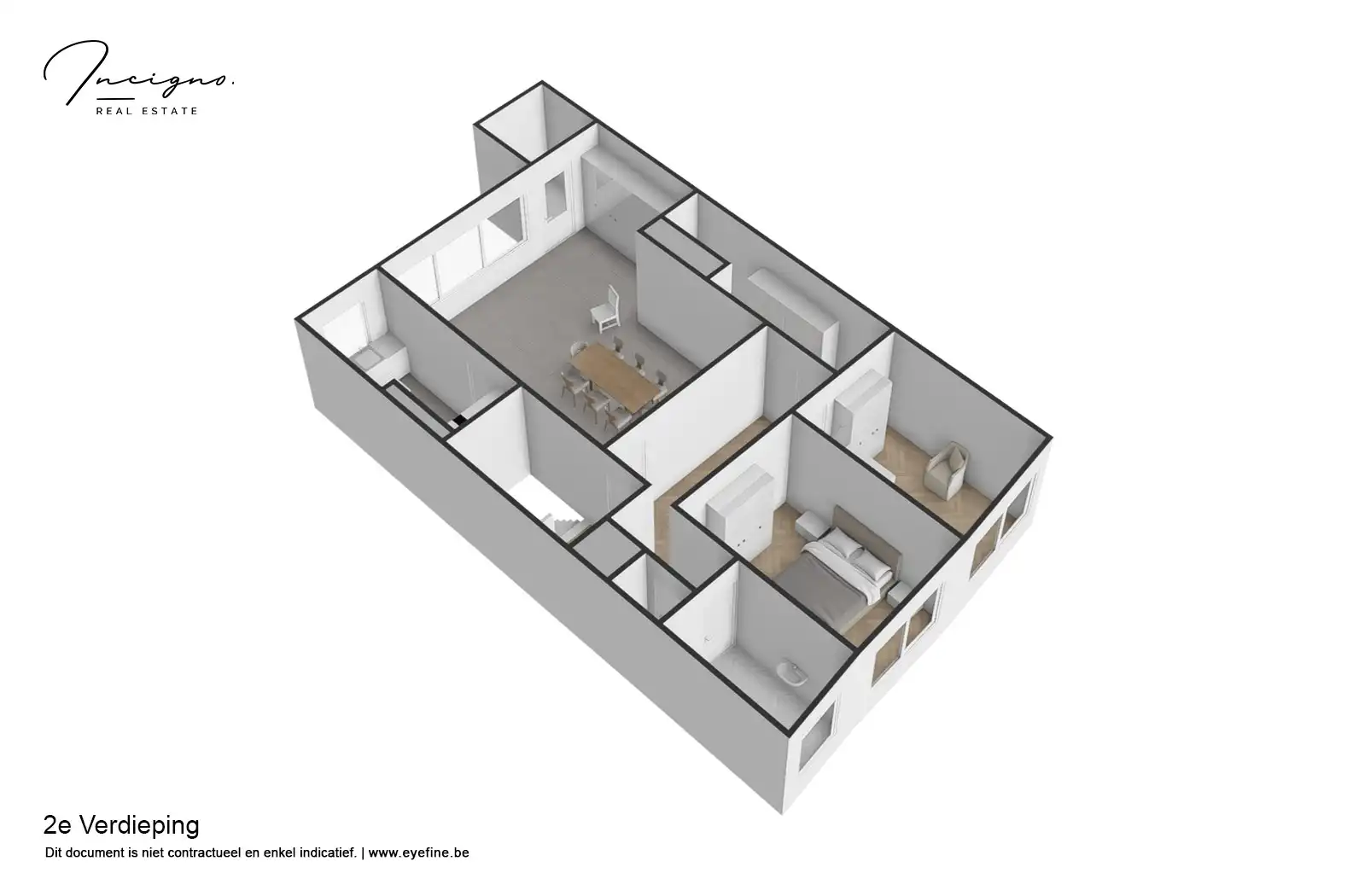 Leuvense stadswoning met 2 erkende appartementen, stadstuin en 2 garages foto 38