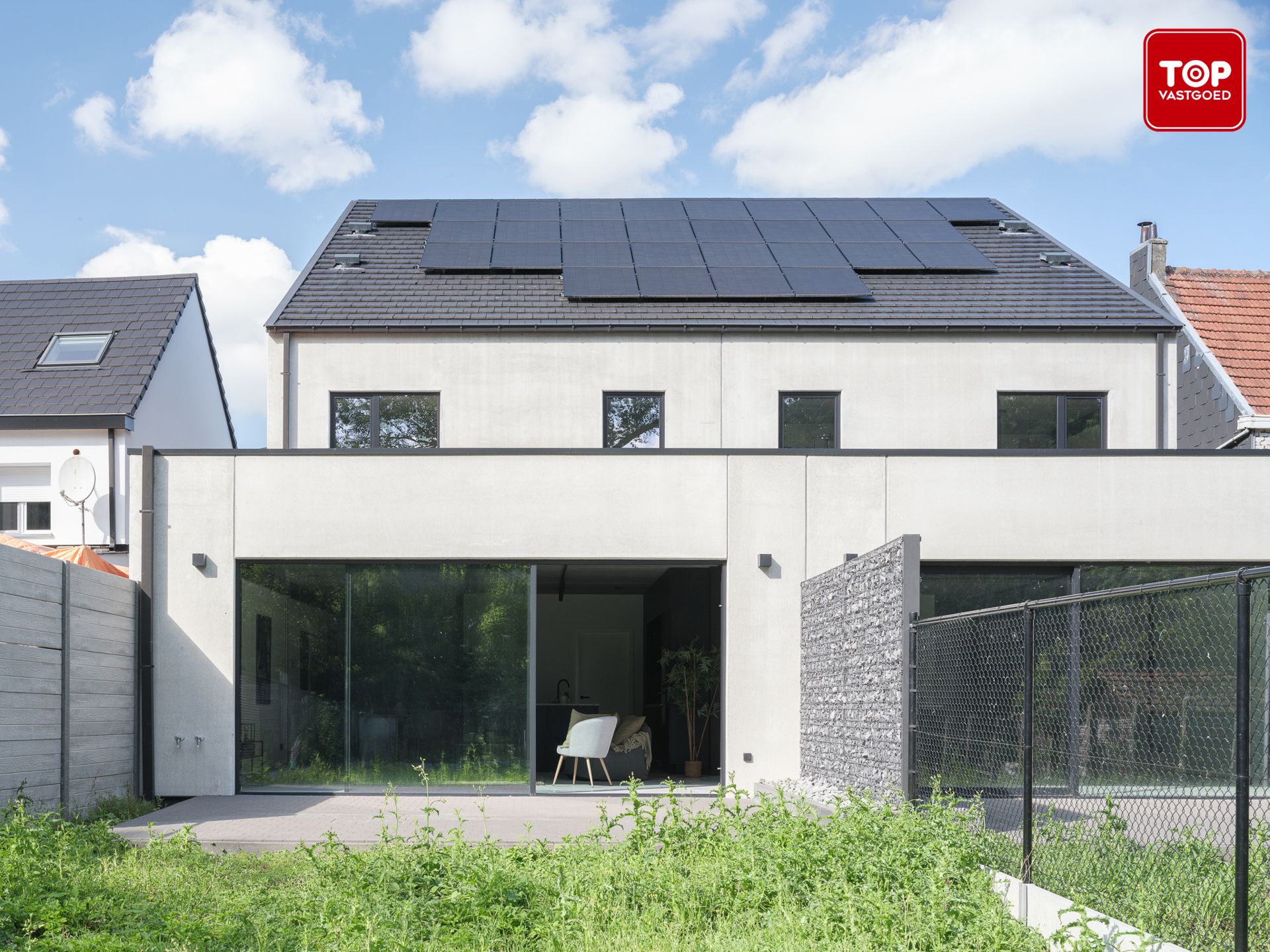 Energiezuinige (A+) designwoning met 3 slaapkamers, zonnige tuin en luxueuze betonafwerking in Vlierzele foto 5