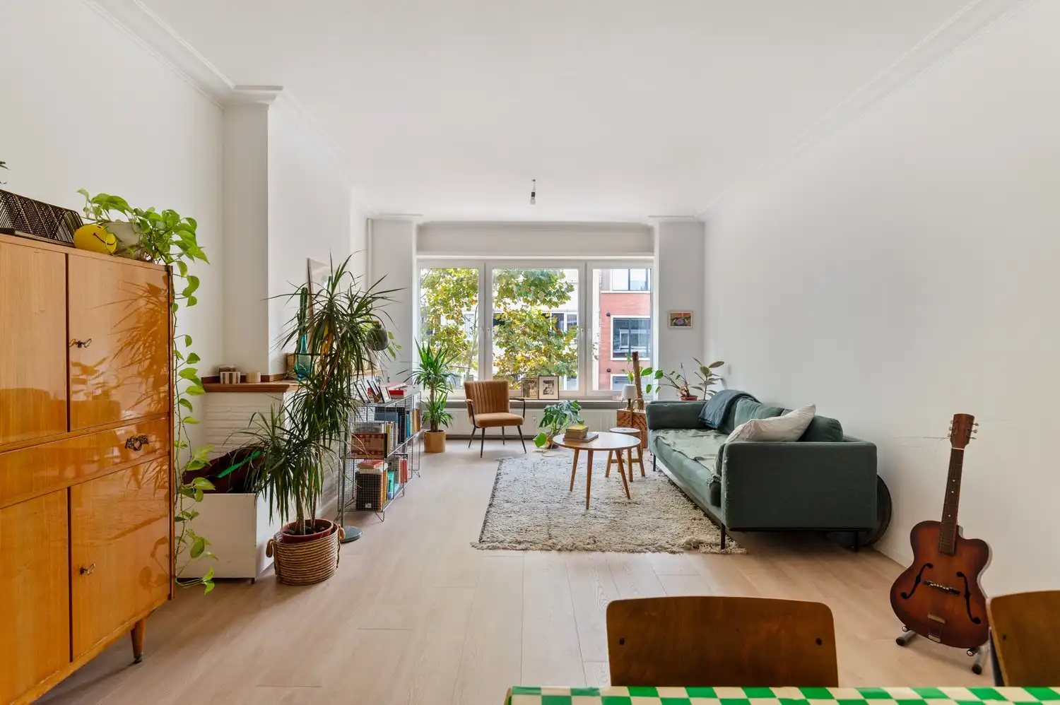 Licht en ruimte in het hart van Antwerpen – 1 slaapkamer appartement foto {{pictureIndex}}