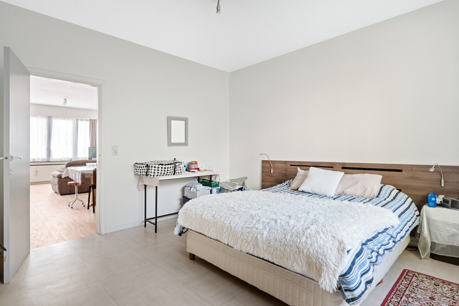 Gelijkvloers appartement met 2 ruime slaapkamers en tuin! foto 9