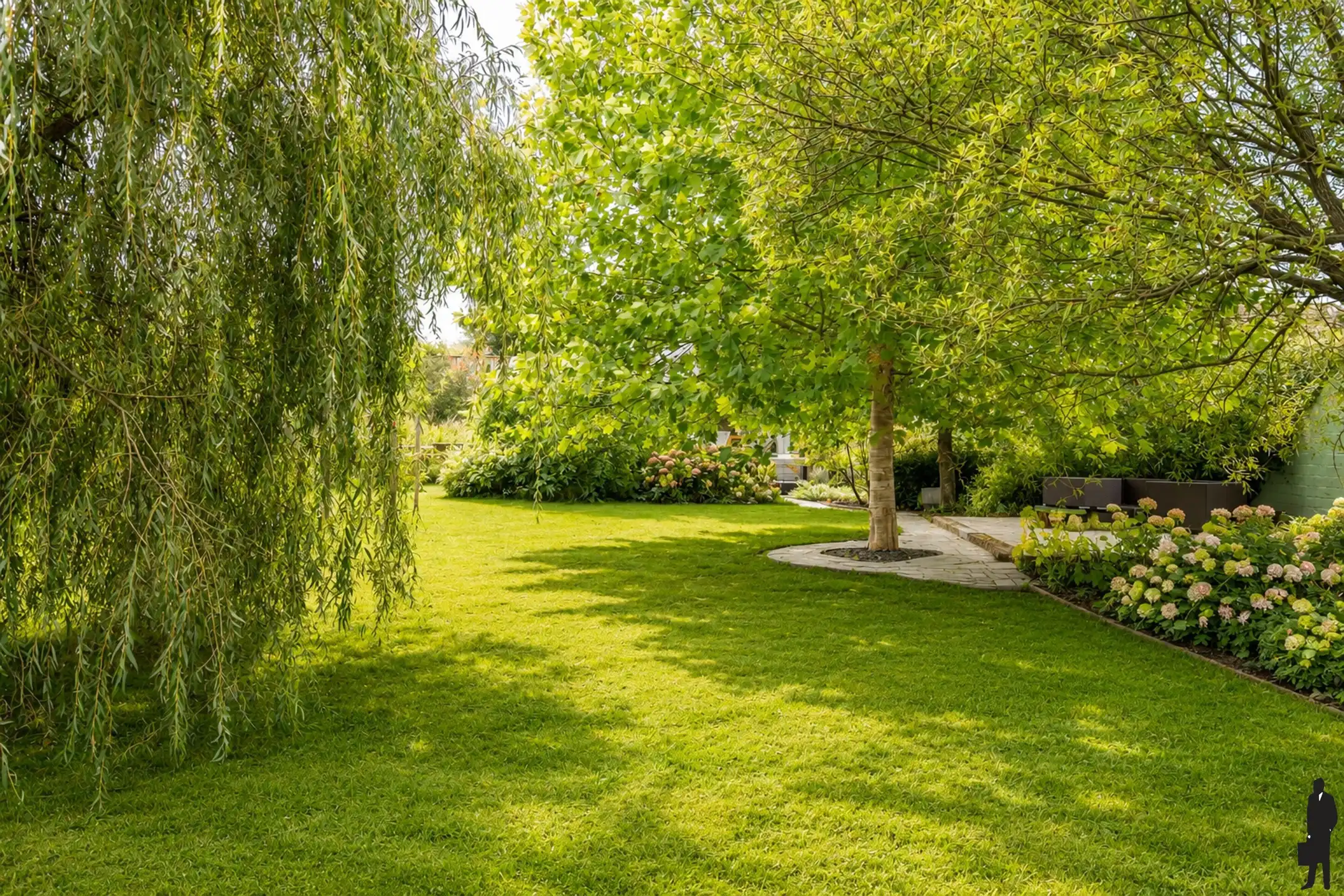 Unieke architectenvilla; af te werken - in groen - op 20 are foto 27