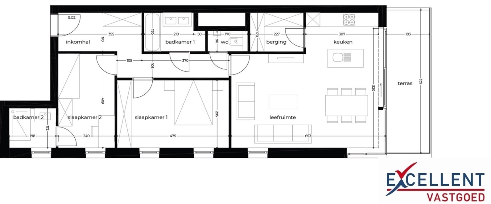 Instapklaar nieuwbouw appartement met 2 slaapkamers! foto 11