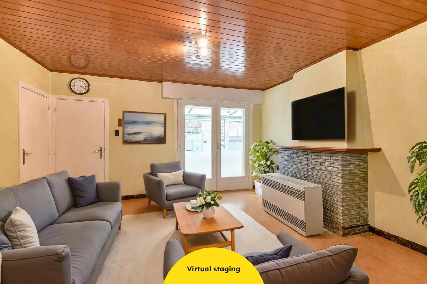 Te renoveren gezinswoning met drie slaapkamers en zongerichte tuin foto 2