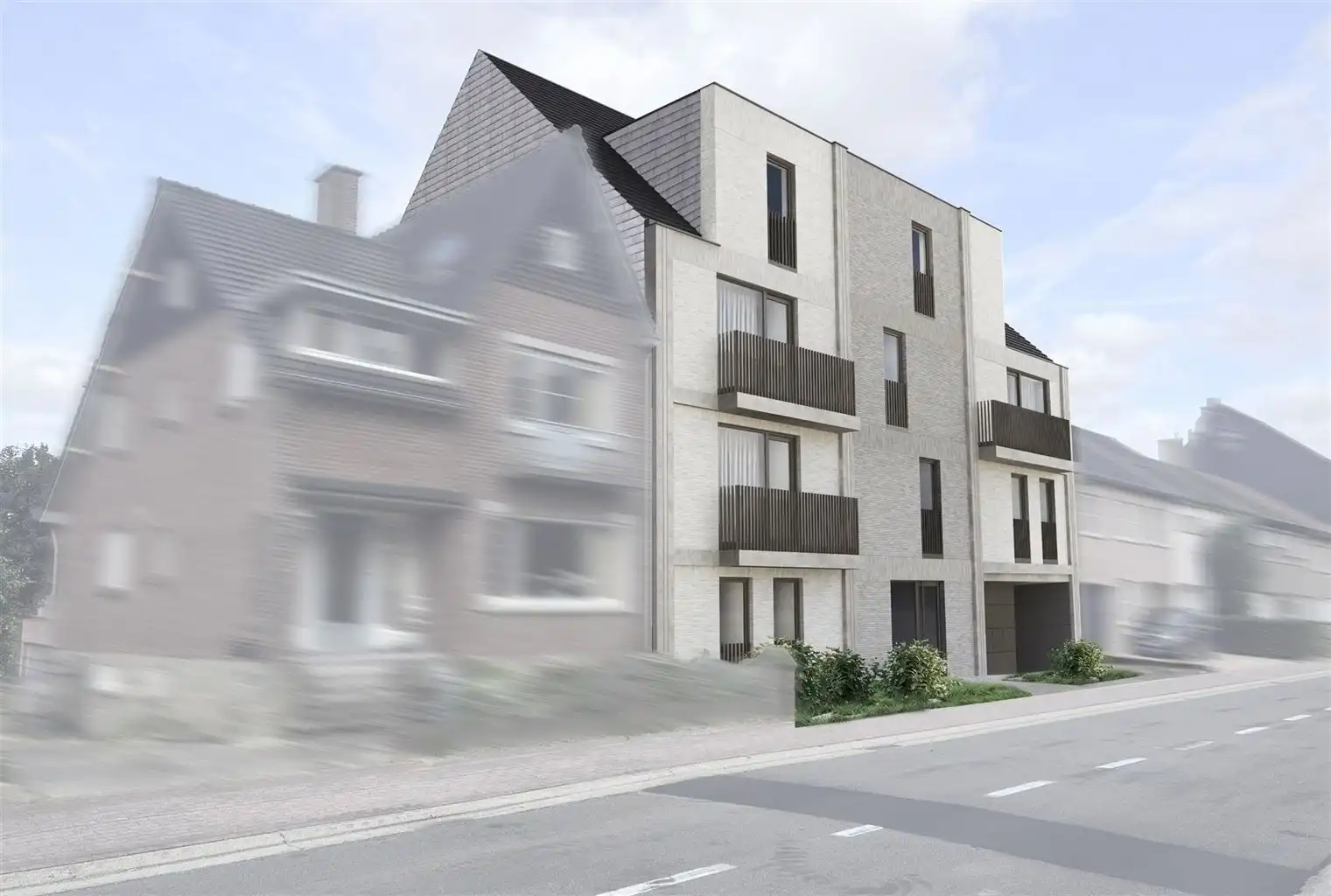 Zeer ruim 1 (+1)-slaapkamerappartement op de eerste verdieping met  zuidgericht terras van ca. 43 m², balkon en ondergrondse parkeerplaats, in hartje Maaseik. foto 13