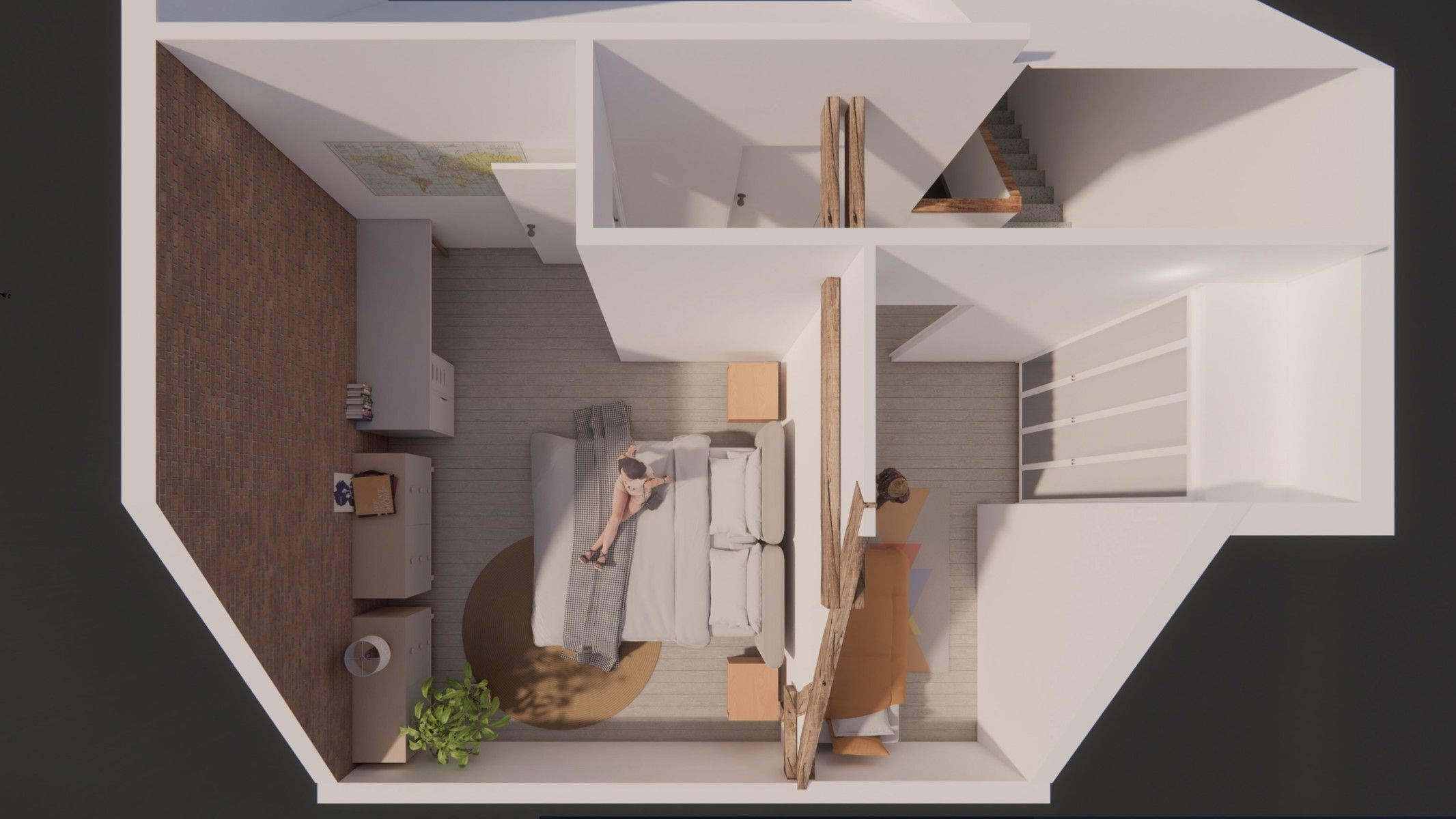 Industriële duplex met loftgevoel in hartje Antwerpen foto 14