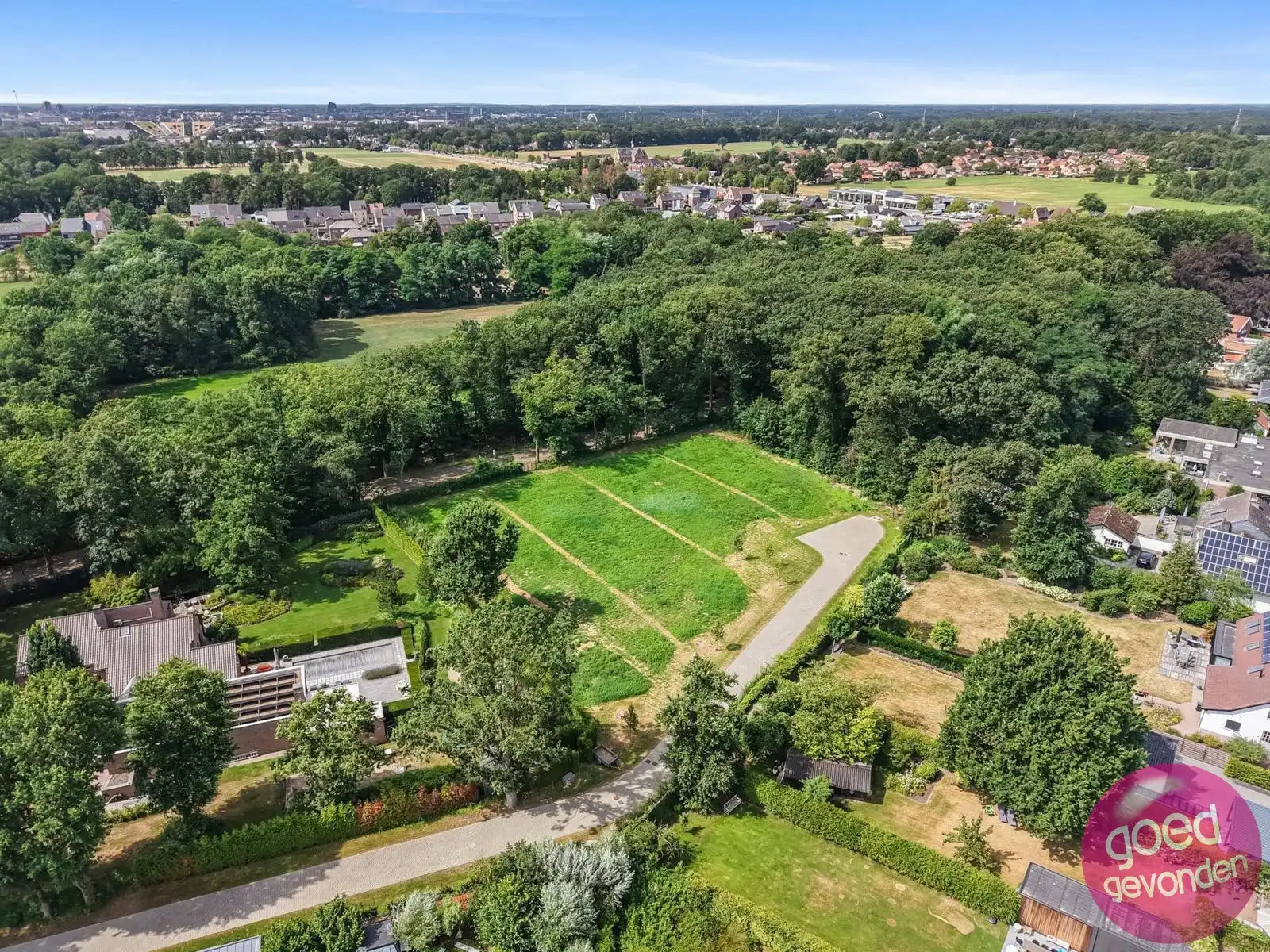 BOUWGROND van 10 ARE voor OB op TOPLIGGING - VERKEERSLUW  foto 6