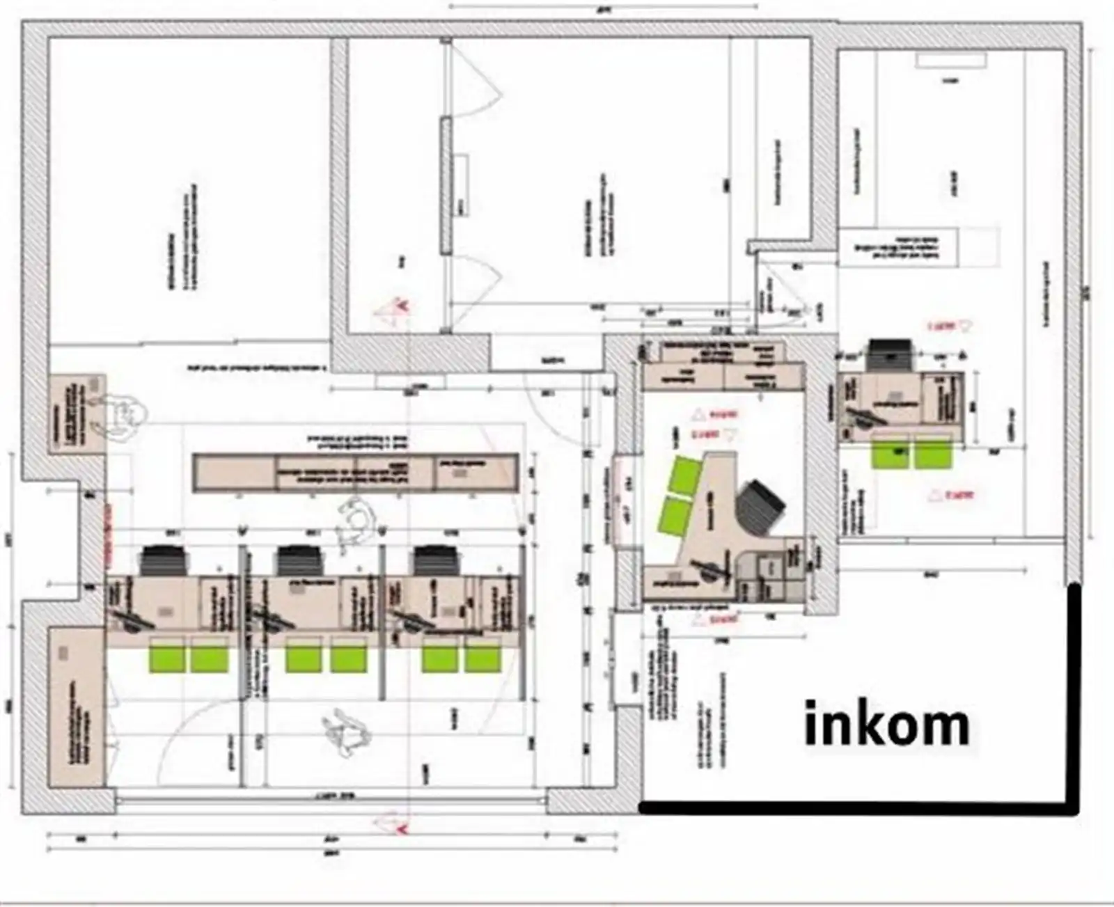 Kantoorruimte gelegen in het centrum van Sint-Pieters-Leeuw foto 2
