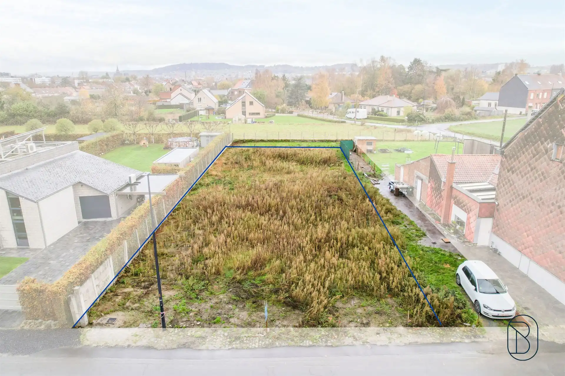 Bouwgrond te koop – 867 m² in rustige straat te Ronse foto 5