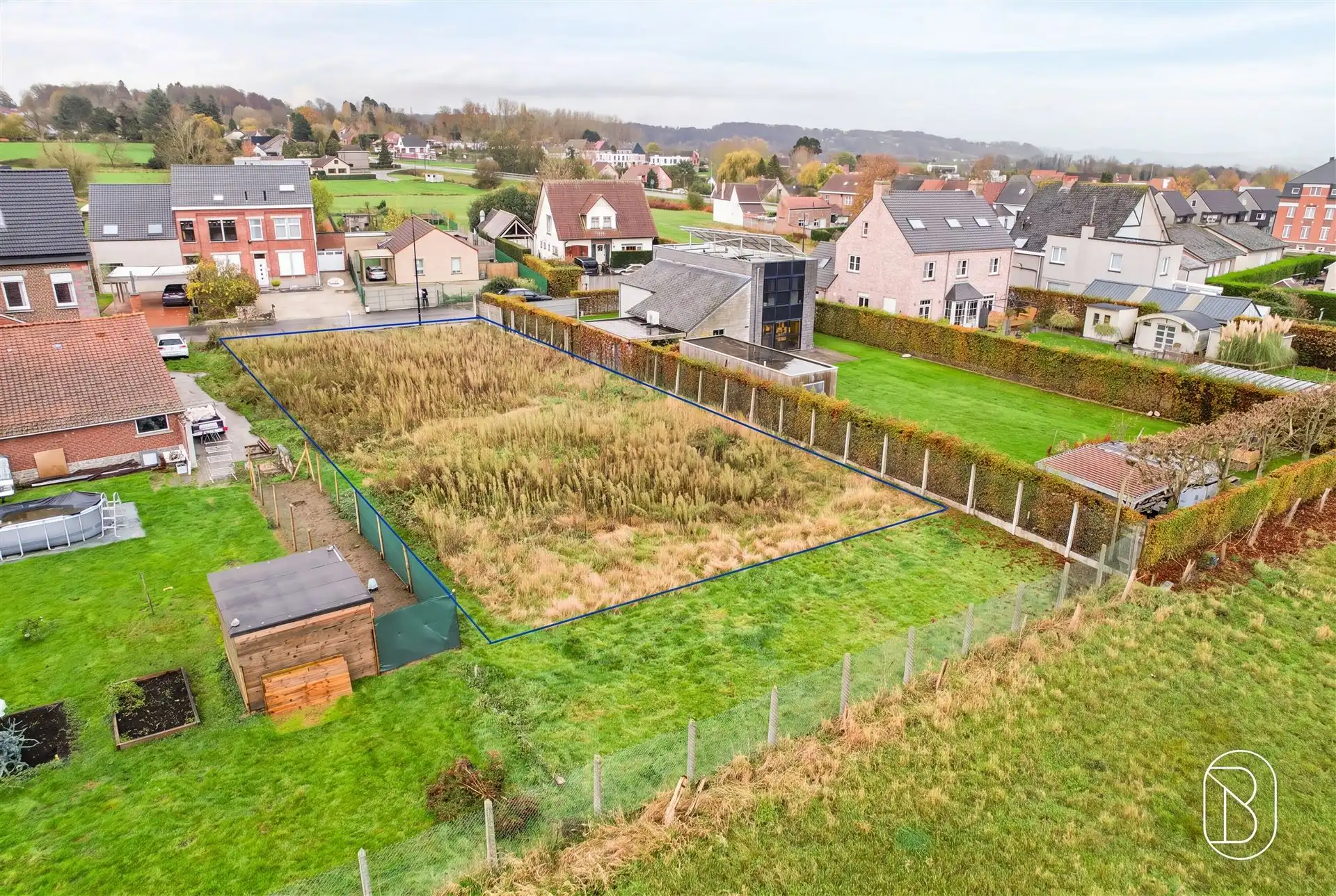 Bouwgrond te koop – 867 m² in rustige straat te Ronse foto 3