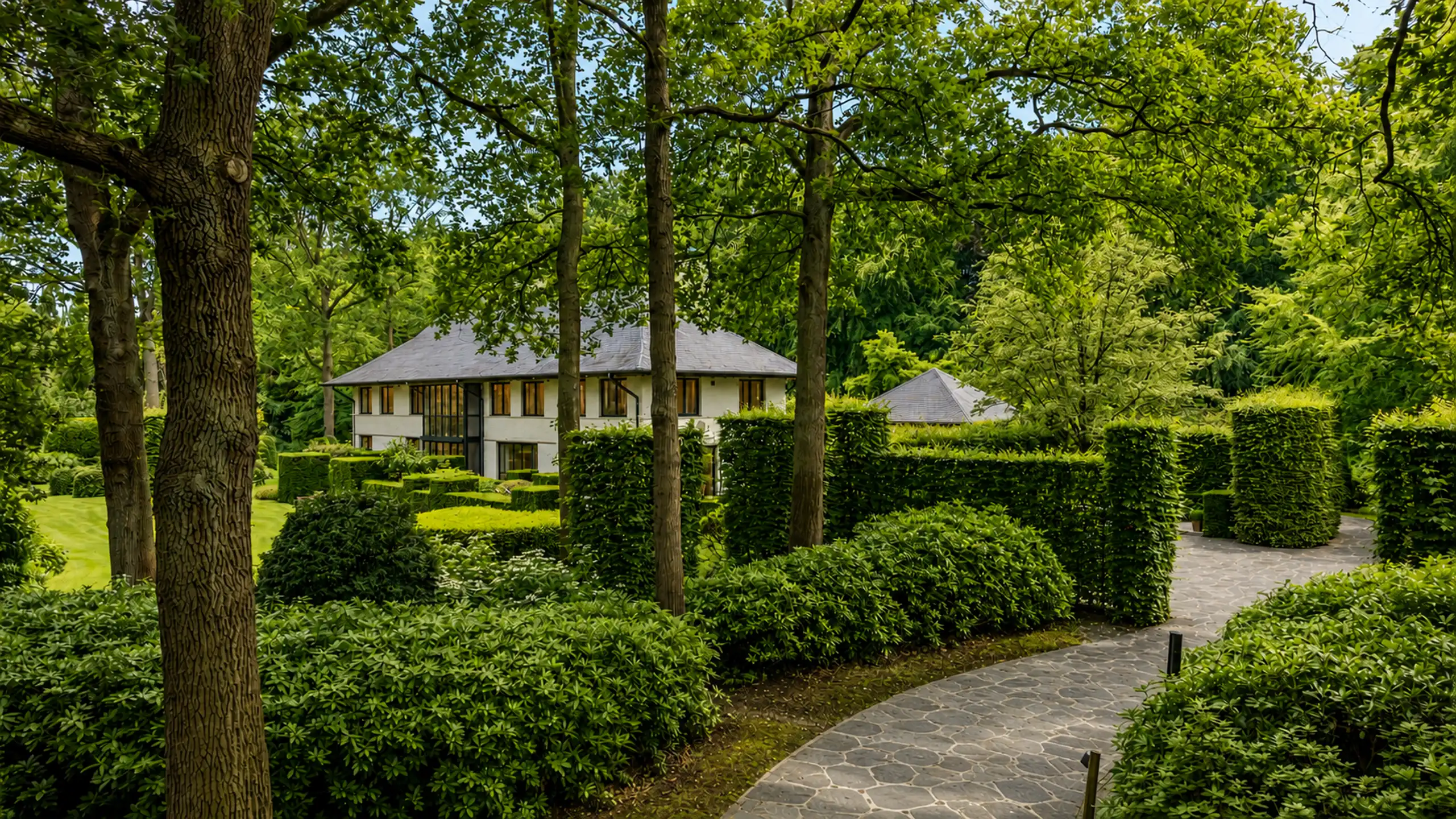 Exclusieve villa met parktuin in Vriesdonk, op ca. 6.411 m² foto 2