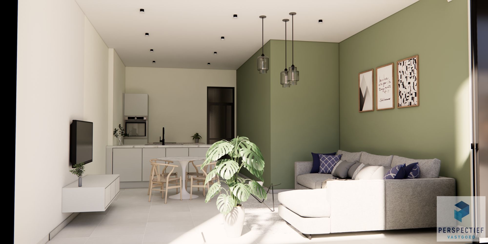 GELIJKVLOERS NIEUWBOUWAPPARTEMENT met STADSTUIN foto 2