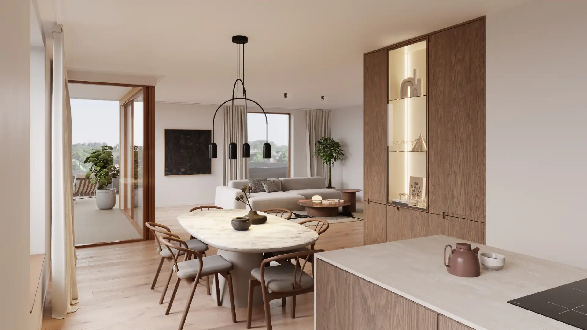 Nieuwbouwappartement met 2 slaapkamers tussen jachthaven, stad en de zee te Nieuwpoort foto 2