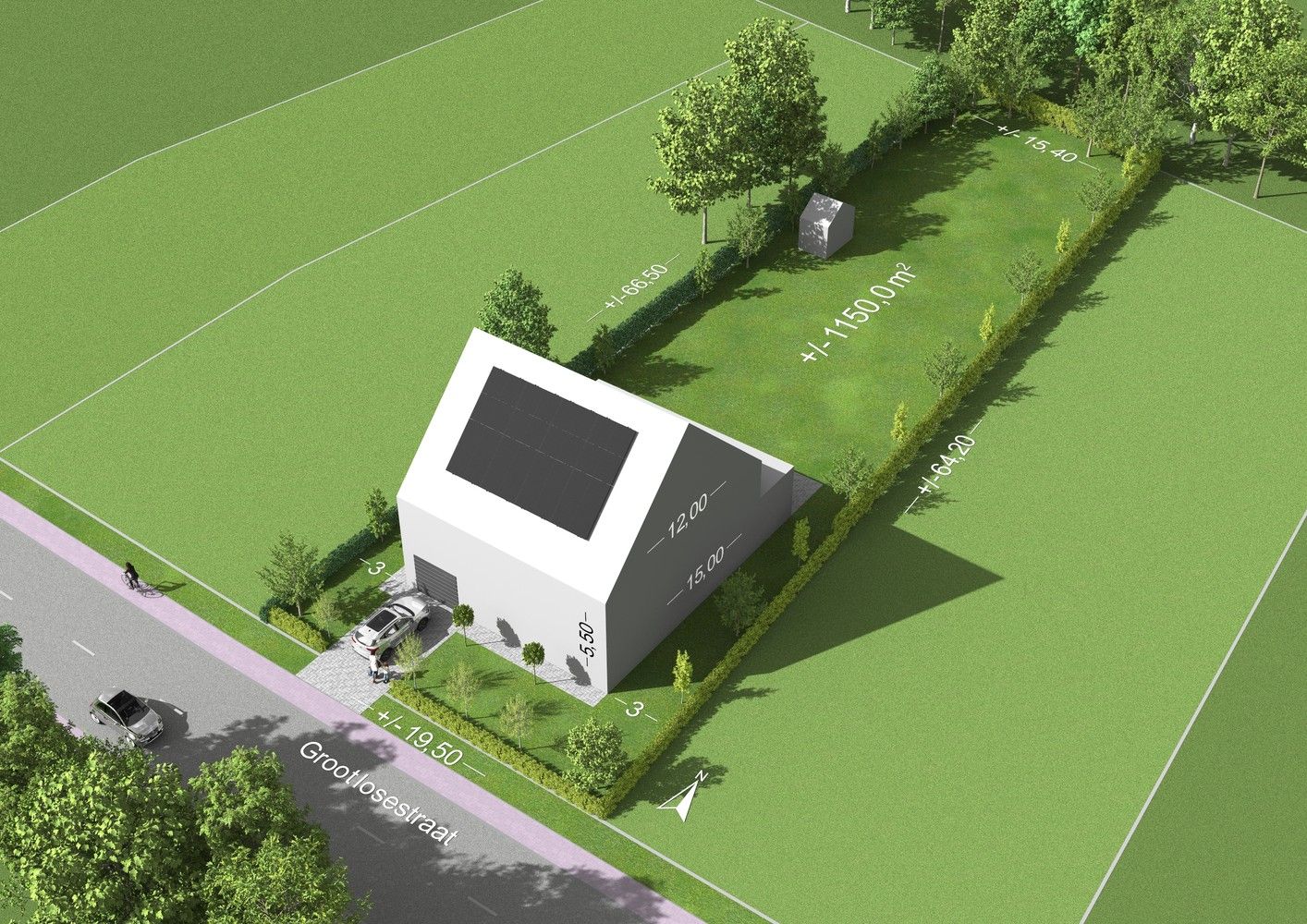 Goed gelegen bouwgrond van 11 are 47 centiare, voor open bebouwing te Tremelo (Baal) ! foto {{pictureIndex}}