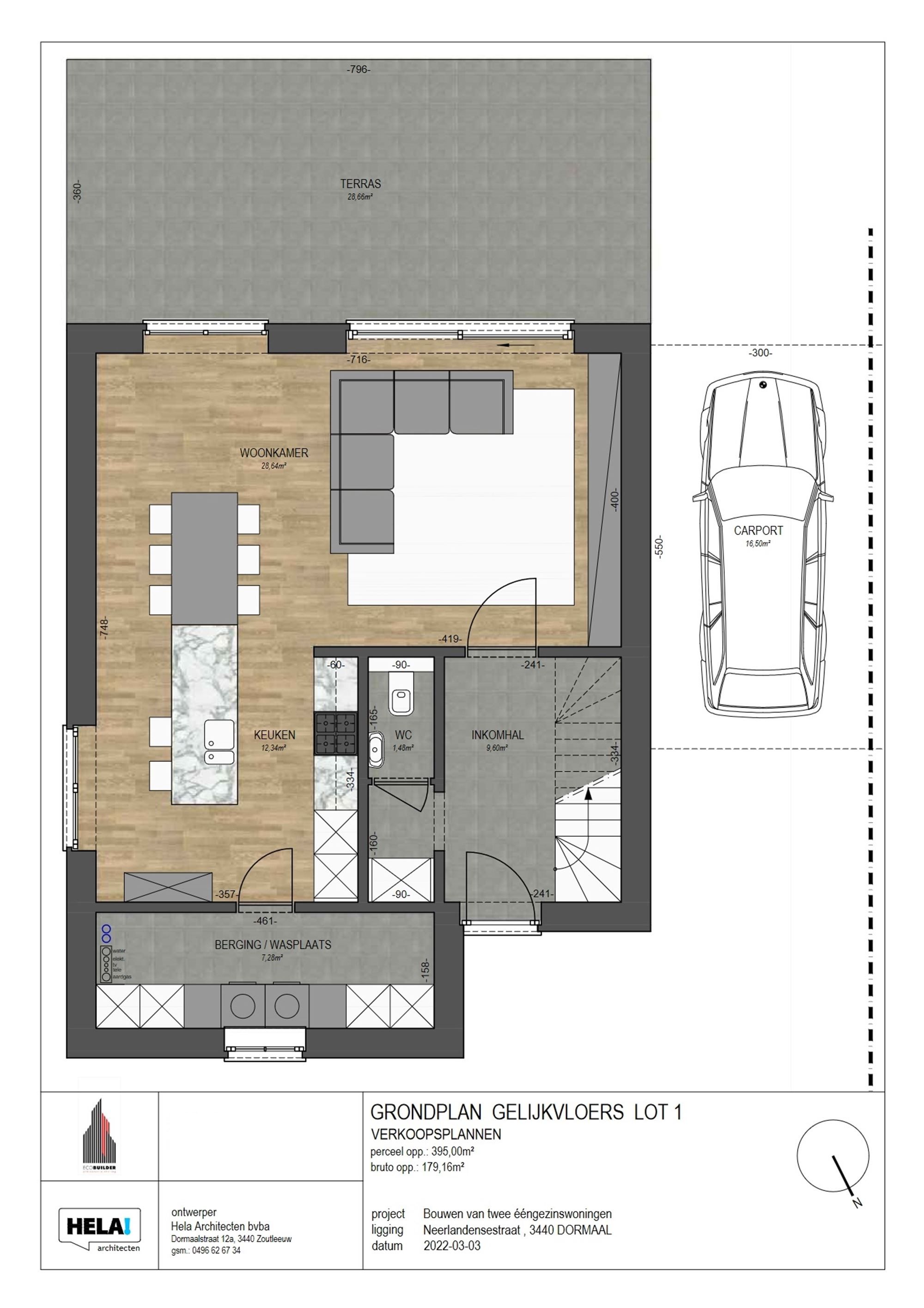 VERGUND PROJECT VAN TWEE EENGEZINSWONINGEN IN HET LANDELIJKE ZOUTLEEUW foto 5