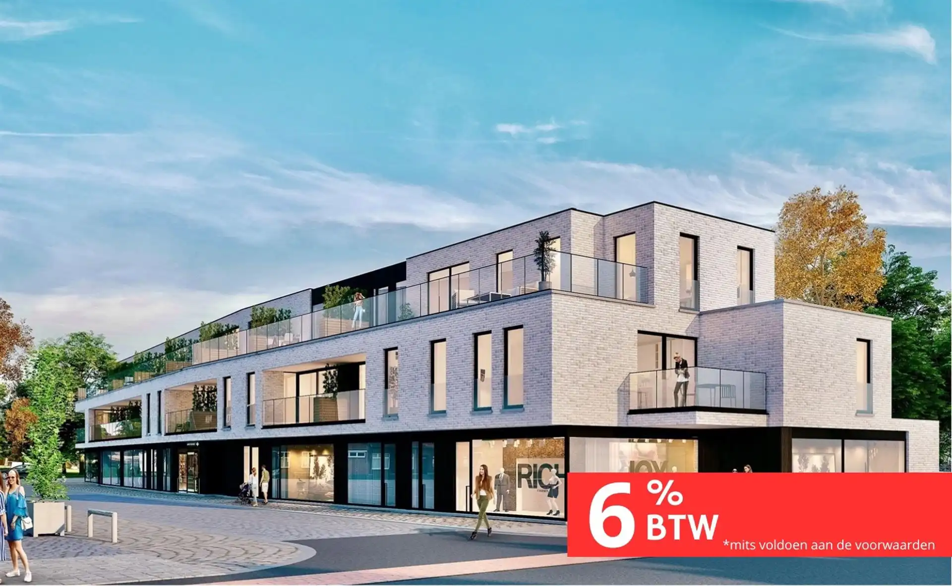 Moderne TOPgelegen laatste appartementen, 6% BTW mogelijk. foto {{pictureIndex}}