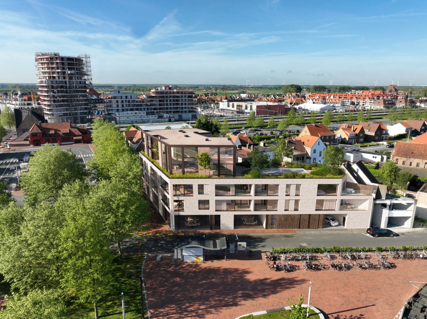 Nieuwbouw appartement met 2 slaapkamers, centraal gelegen nabij de Lippenslaan en Duinenwater foto {{pictureIndex}}