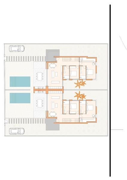 NIEUWBOUW HALFVRIJSTAANDE VILLA'S IN ALTAONA GOLFRESORT, MURCIA foto 16