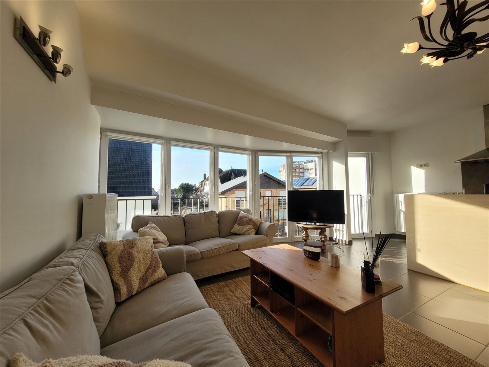 Gemeubeld 2-slaapkamerappartement in Westende-Bad foto 2