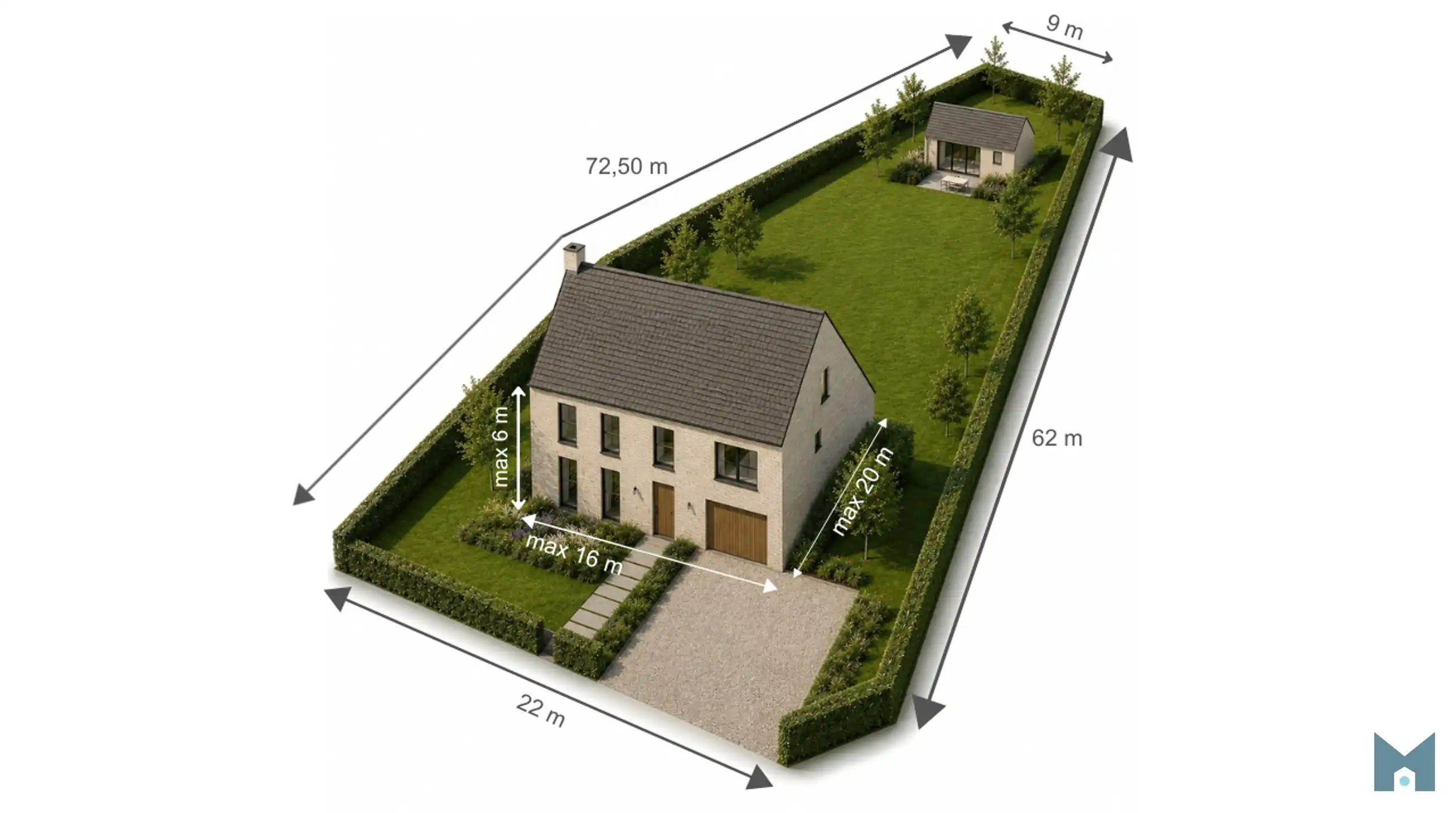 Prachtig perceel in groene omgeving voor OB te Londerzeel! foto 2
